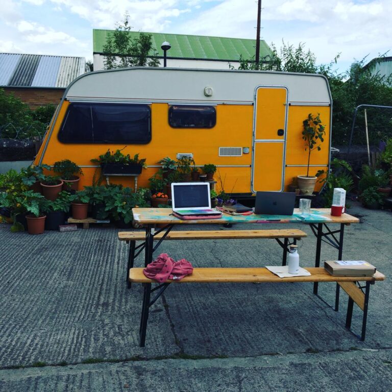 Yellow caravan
